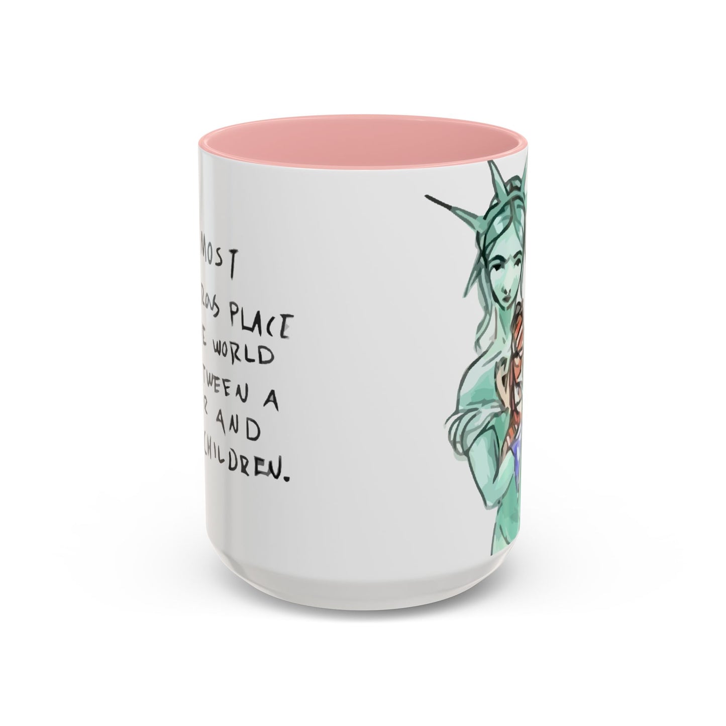Nevs Momma Liberty Accent Ceramic Coffee Mug