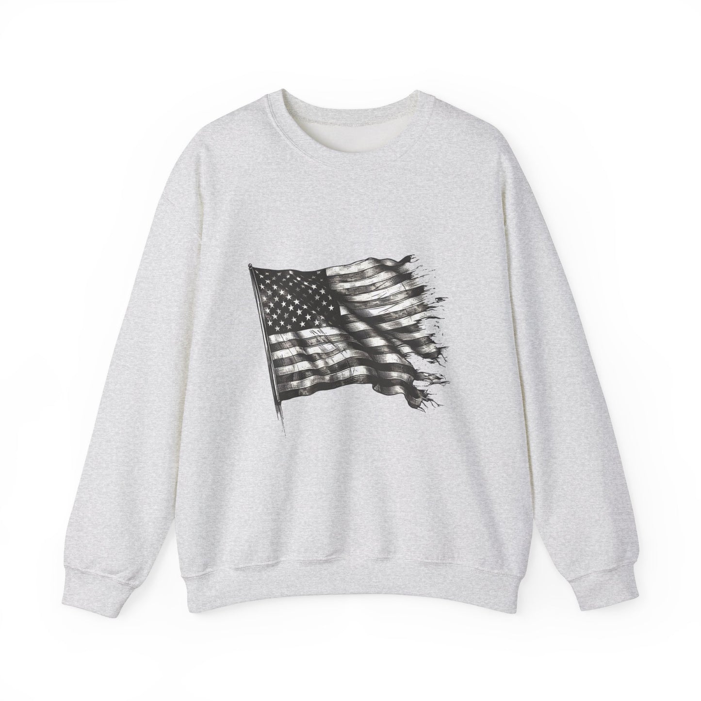 Old Glory Crewneck Sweatshirt (Unisex)