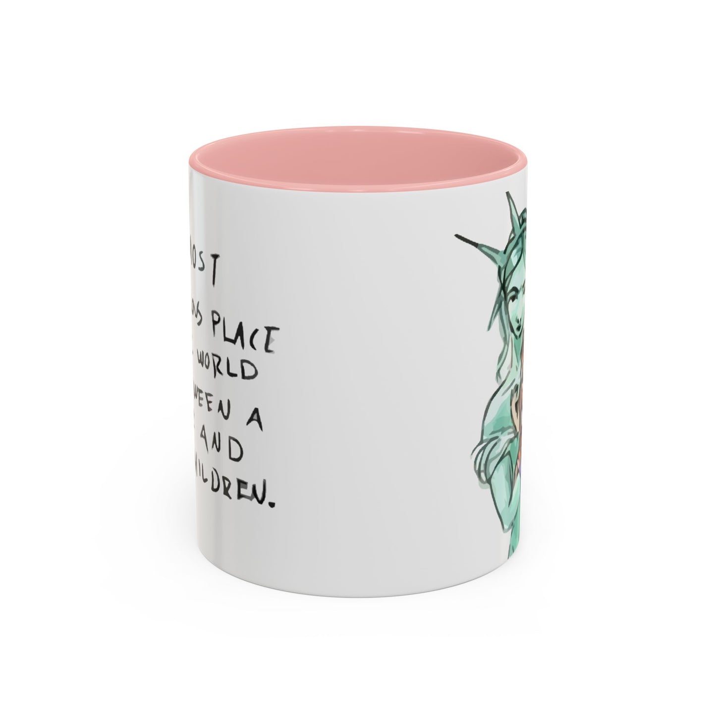 Nevs Momma Liberty Accent Ceramic Coffee Mug