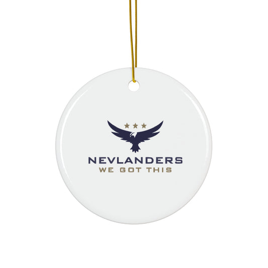Nevlanders Ceramic Ornament, 4 Shapes