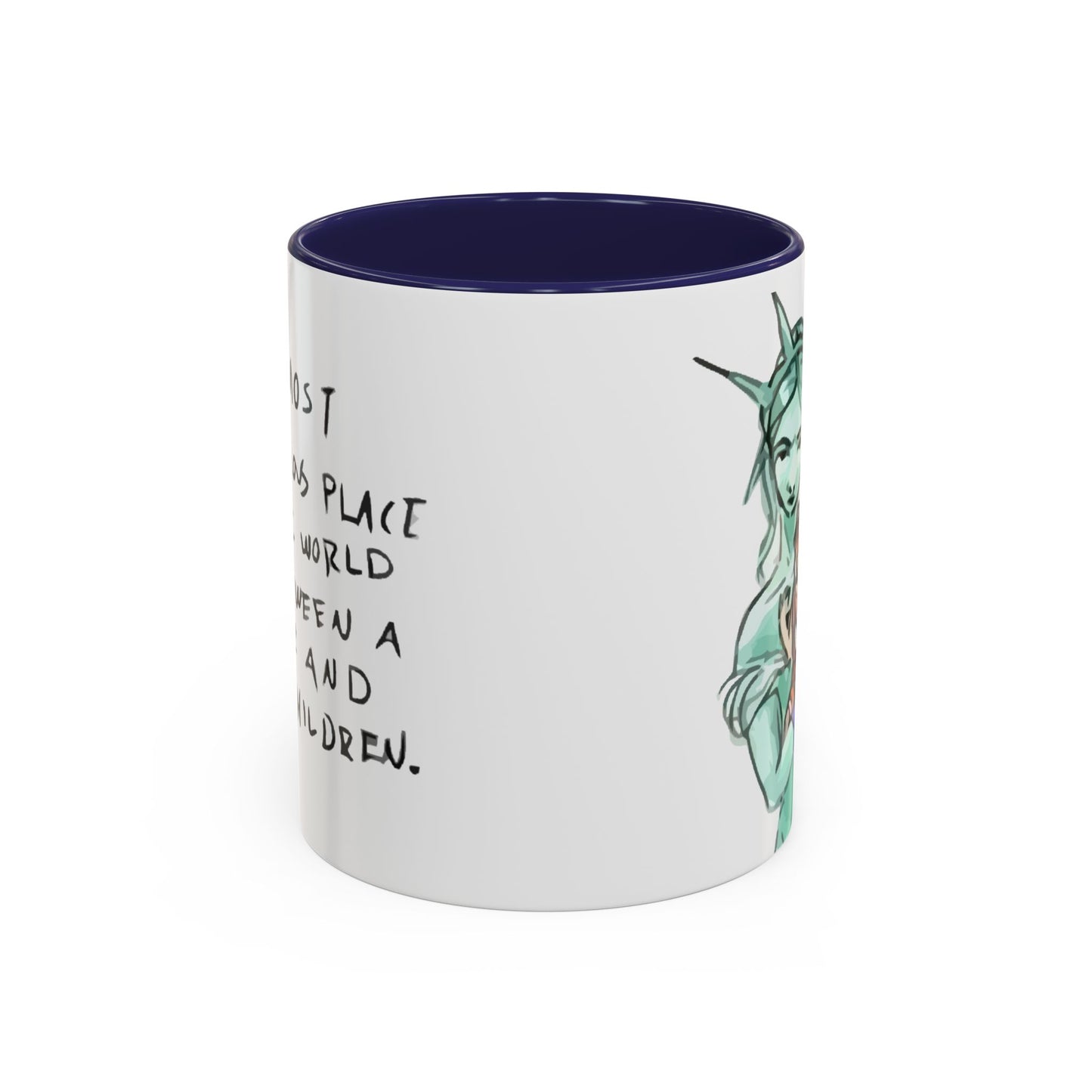 Nevs Momma Liberty Accent Ceramic Coffee Mug