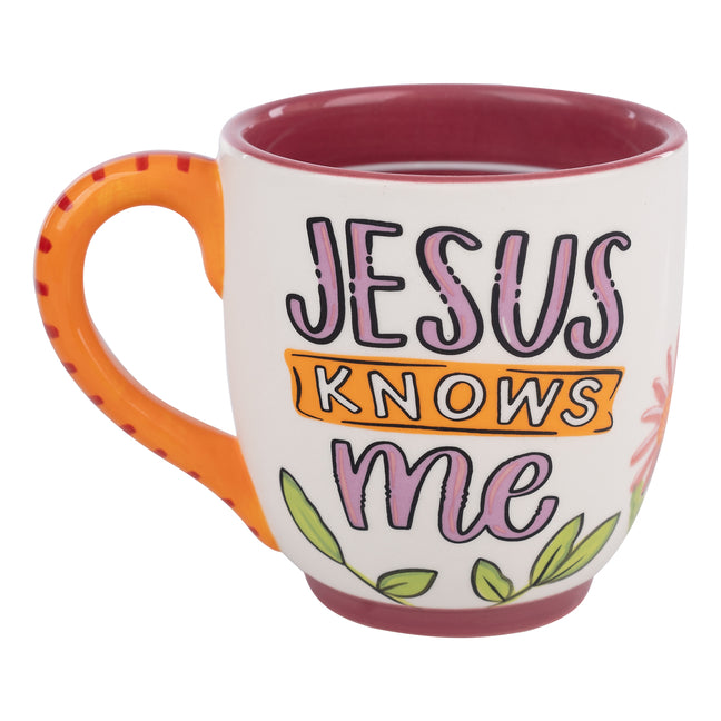 Jesus Knows Me Mug