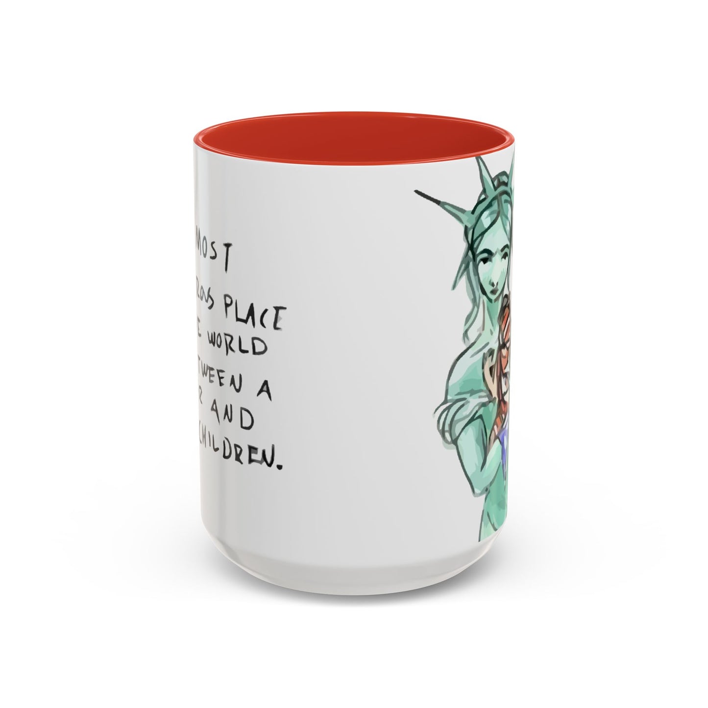 Nevs Momma Liberty Accent Ceramic Coffee Mug (New Colors)