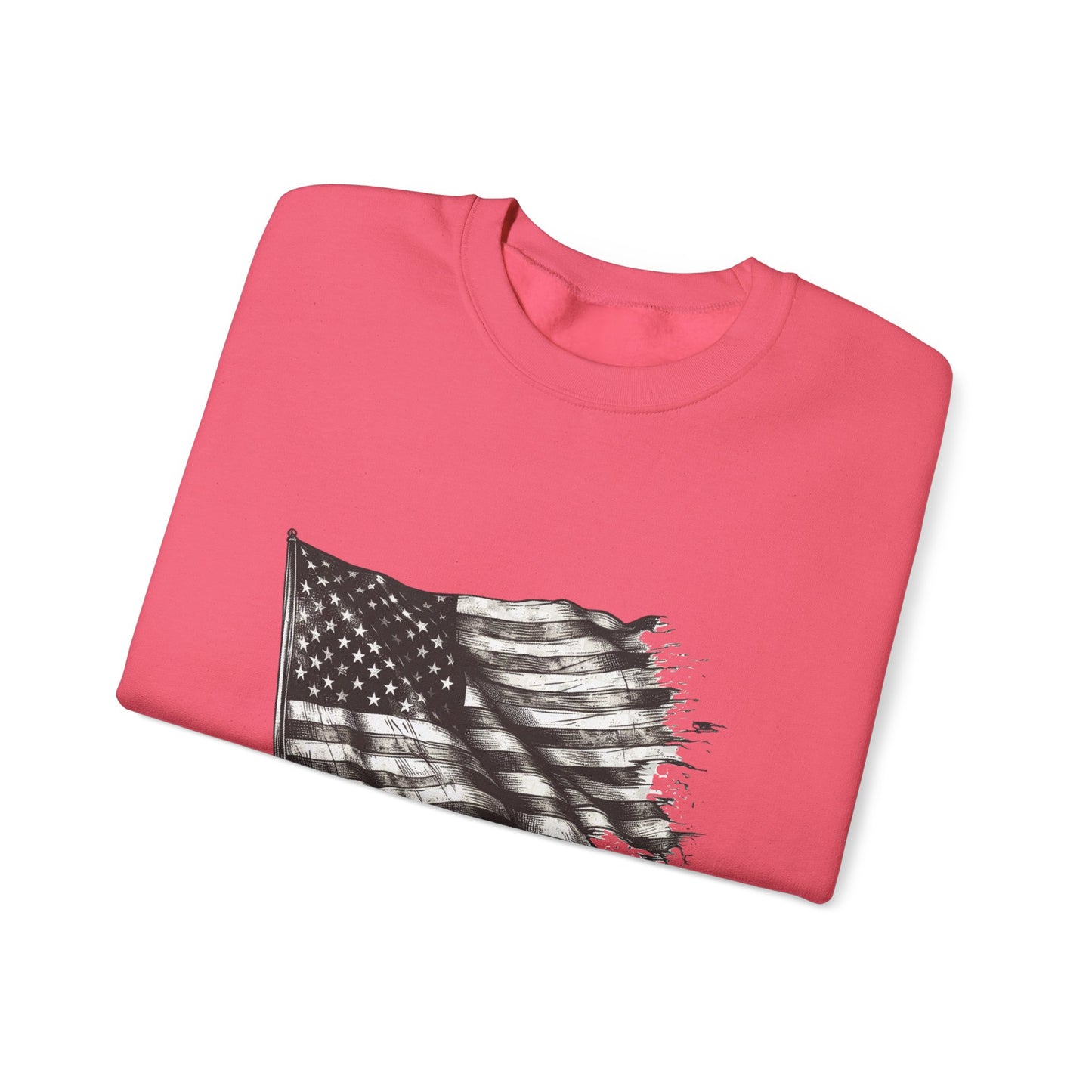Old Glory Crewneck Sweatshirt (Unisex)