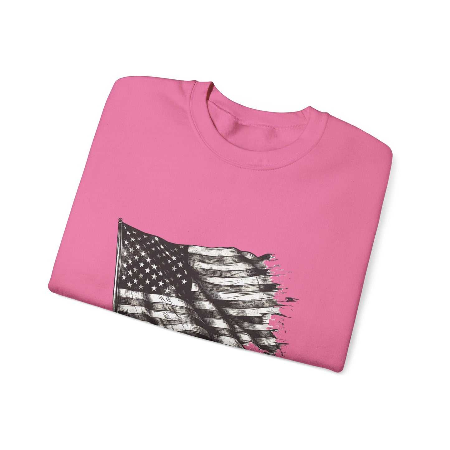 Old Glory Crewneck Sweatshirt (Unisex)