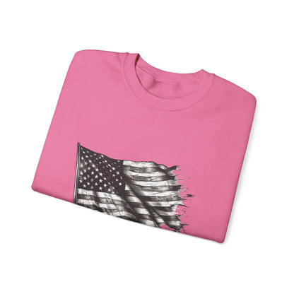 Old Glory Crewneck Sweatshirt (Unisex)