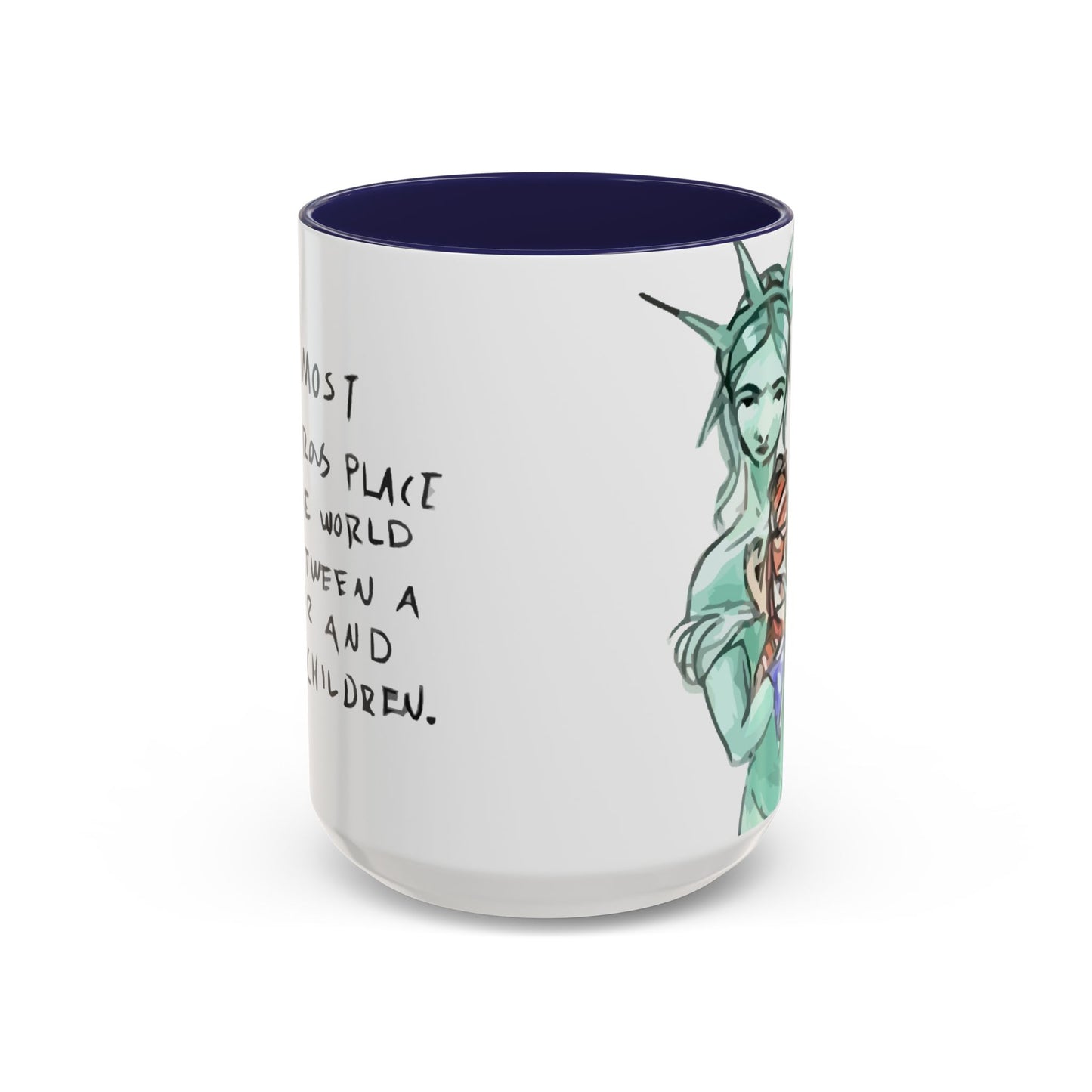 Nevs Momma Liberty Accent Ceramic Coffee Mug (New Colors)