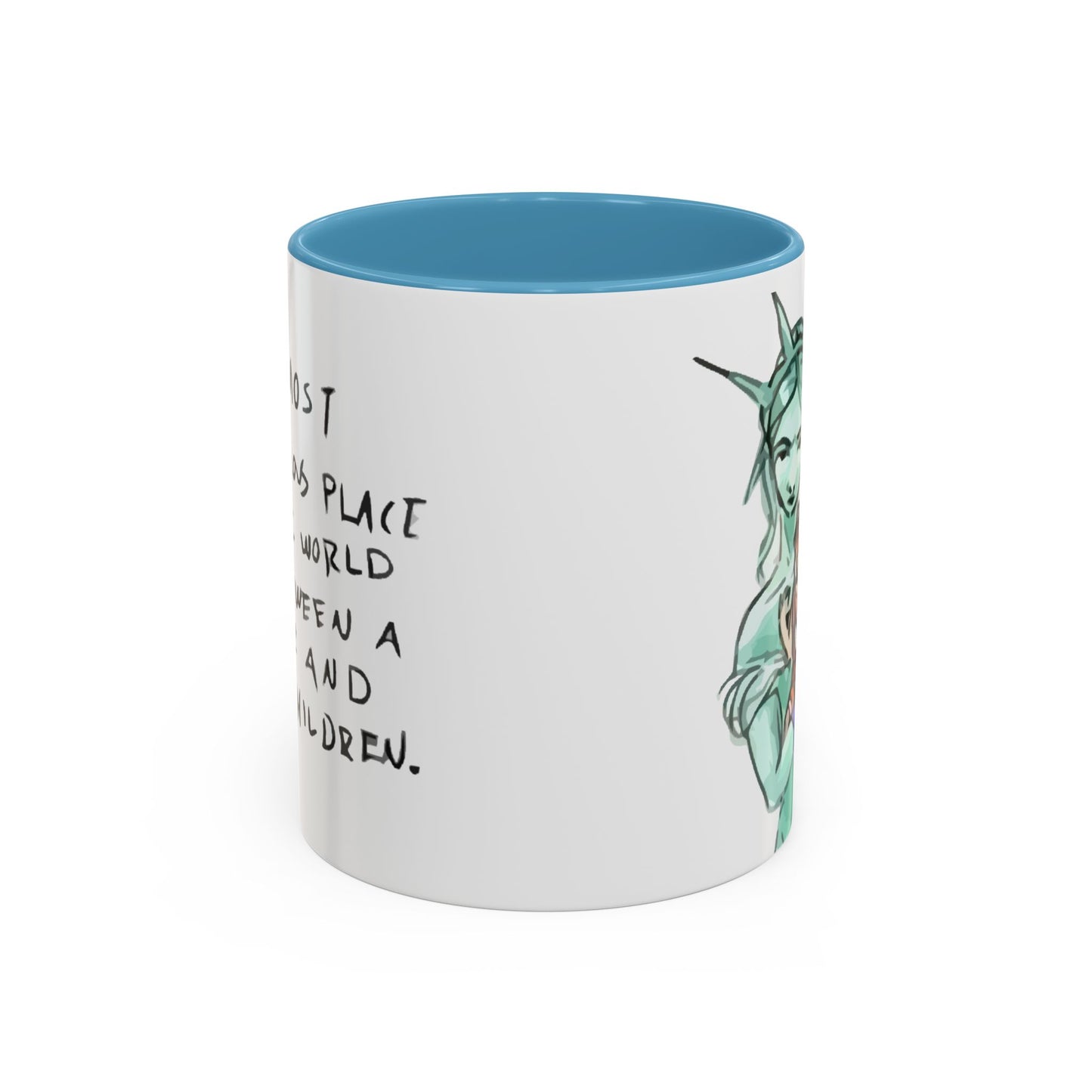 Nevs Momma Liberty Accent Ceramic Coffee Mug