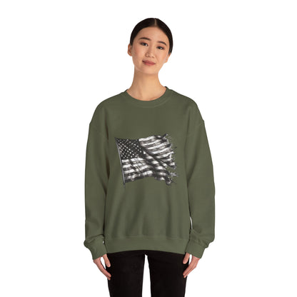 Old Glory Crewneck Sweatshirt (Unisex)