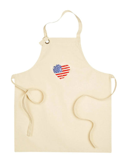 Patriotic Canvas Chef Apron