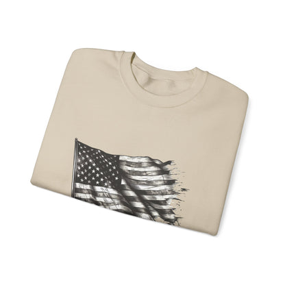 Old Glory Crewneck Sweatshirt (Unisex)