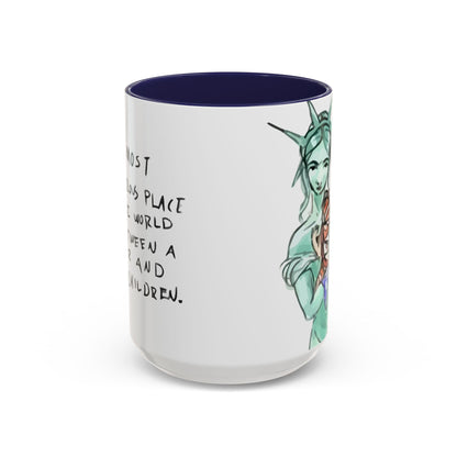 Nevs Momma Liberty Accent Ceramic Coffee Mug