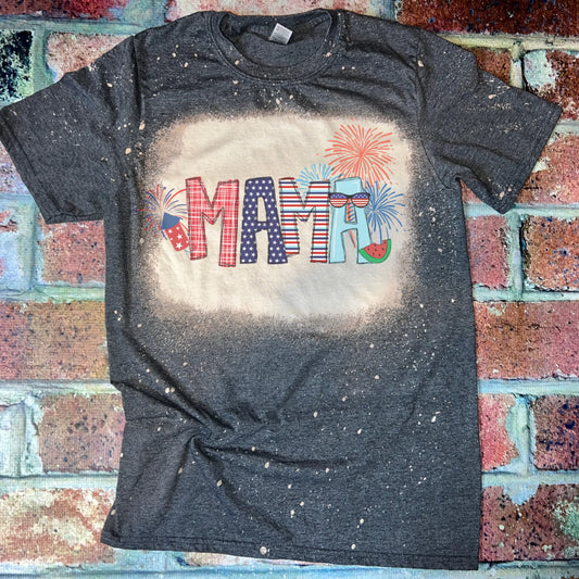 Mama Bleached Graphic Tee