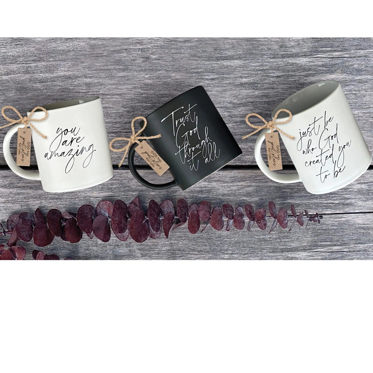Mug White Just Be 18 Oz Ephesians 1
