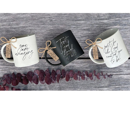 Mug White Just Be 18 Oz Ephesians 1