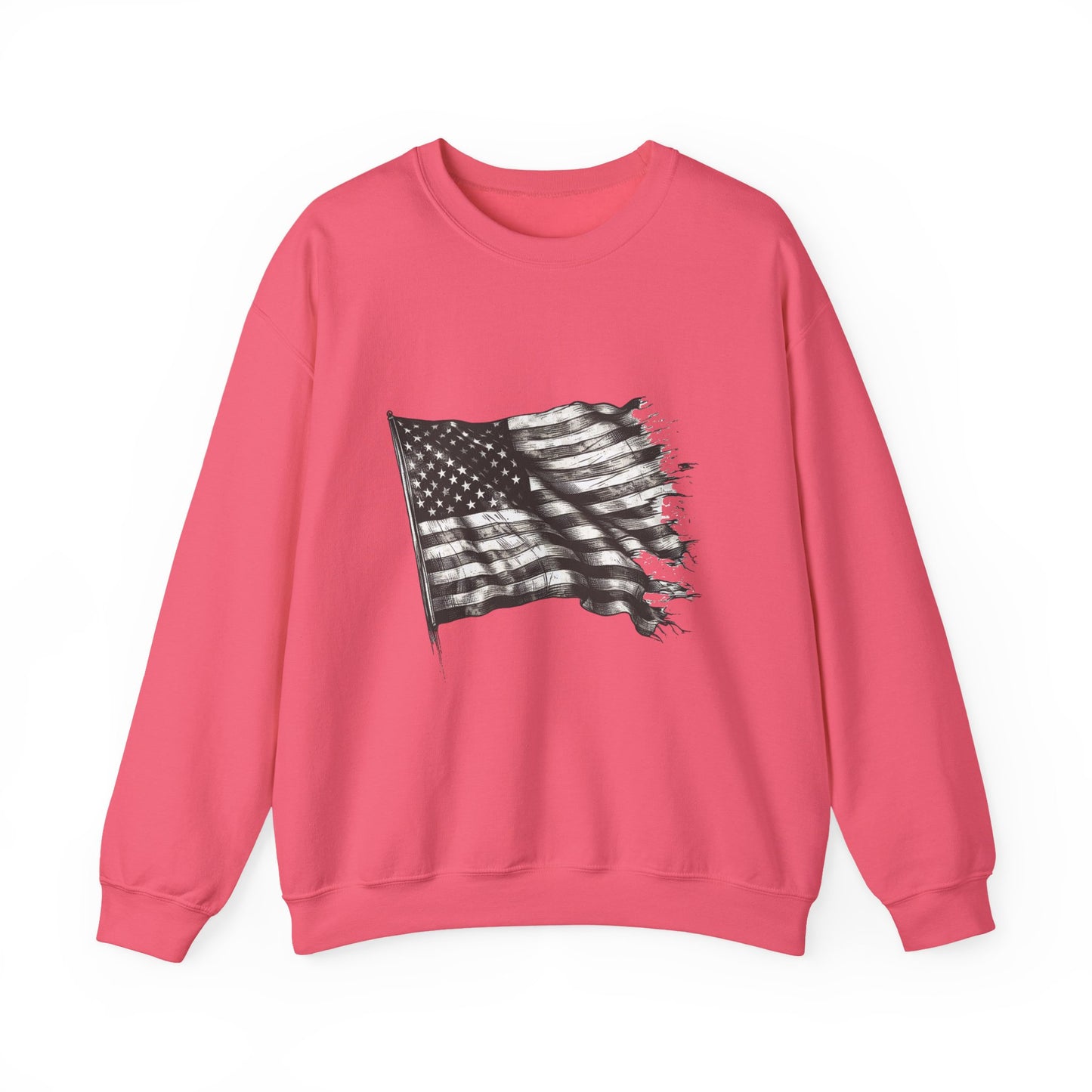 Old Glory Crewneck Sweatshirt (Unisex)