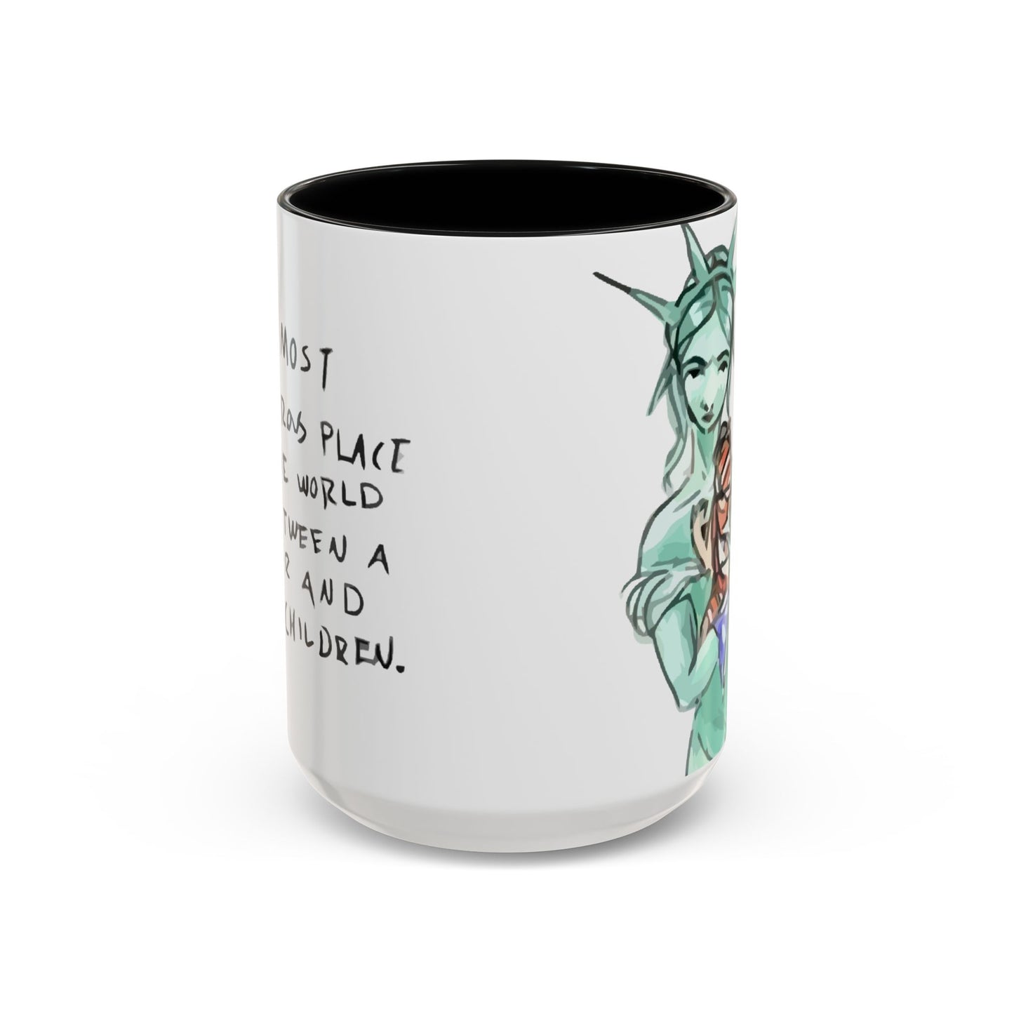 Nevs Momma Liberty Accent Ceramic Coffee Mug (New Colors)