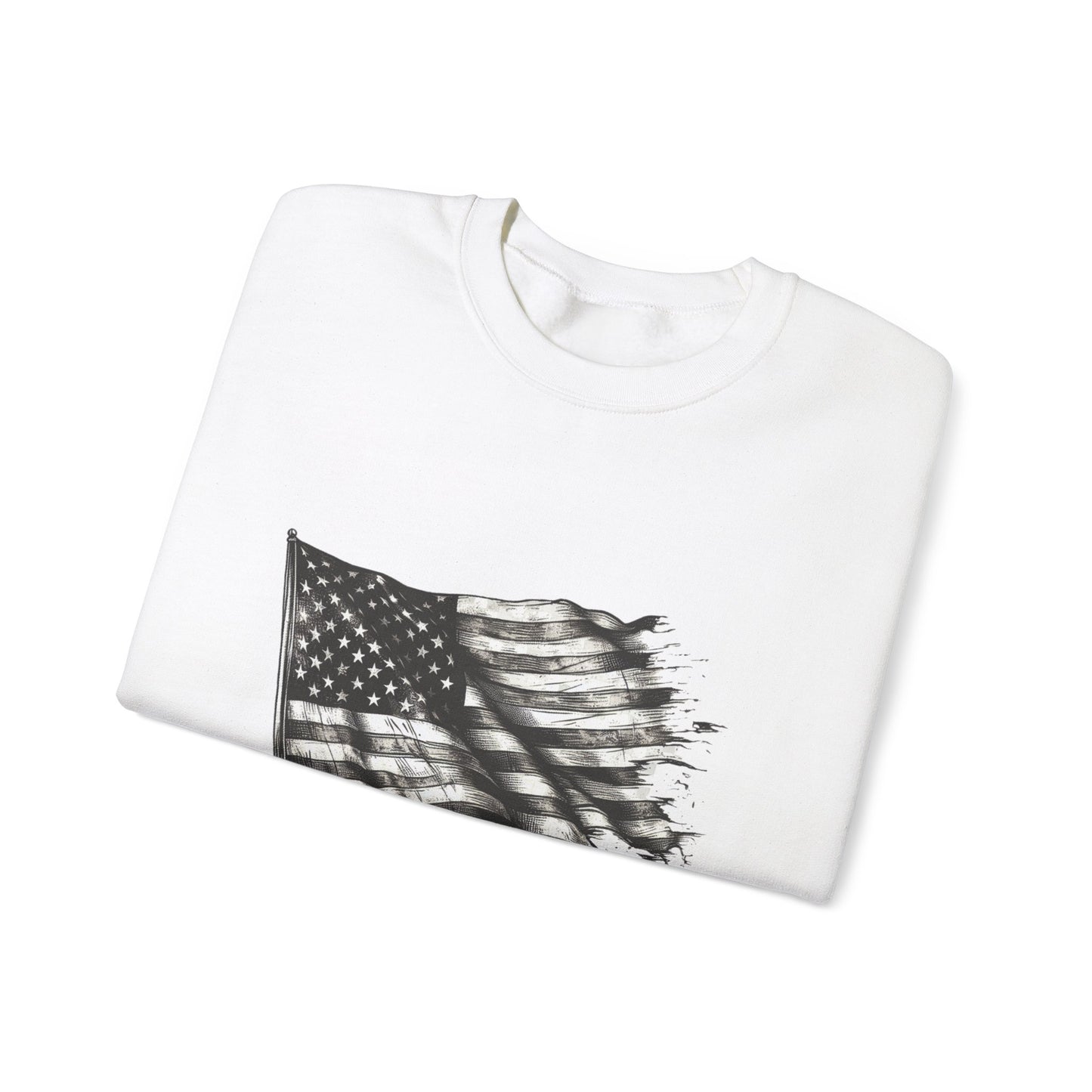 Old Glory Crewneck Sweatshirt (Unisex)