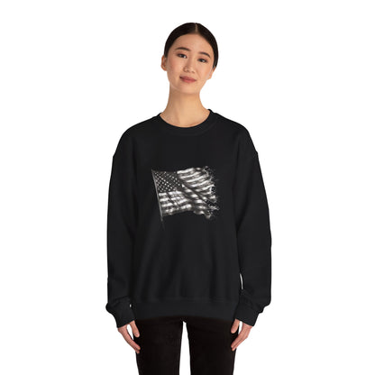 Old Glory Crewneck Sweatshirt (Unisex)