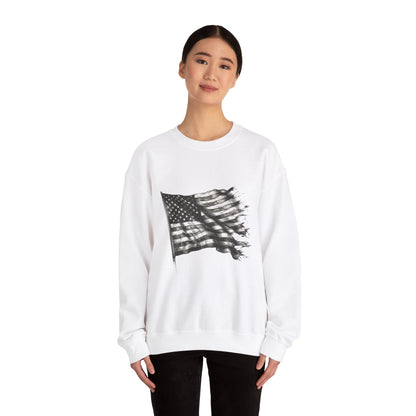 Old Glory Crewneck Sweatshirt (Unisex)