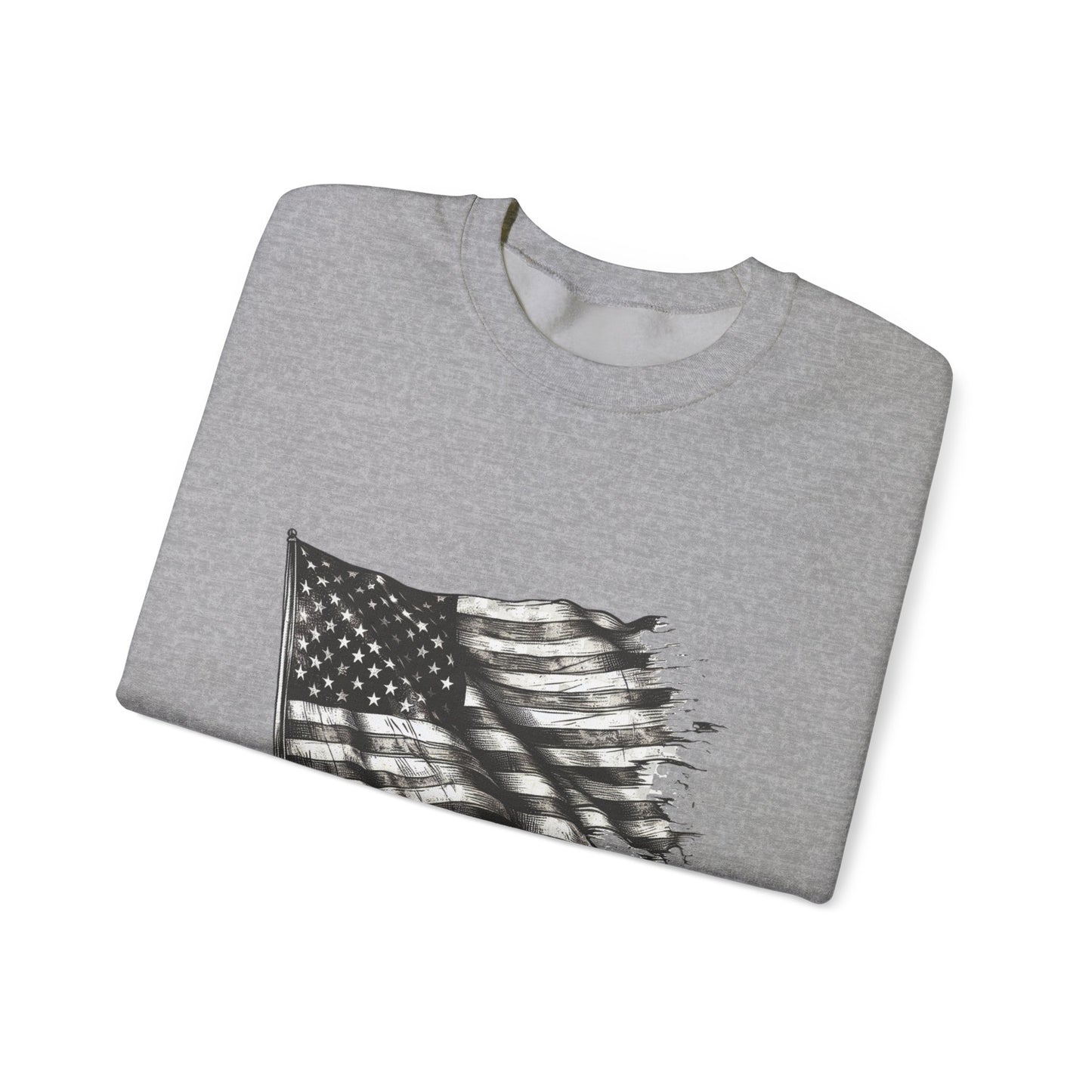 Old Glory Crewneck Sweatshirt (Unisex)