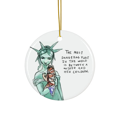 Nevs Momma Liberty Ceramic Ornament, 4 Shapes