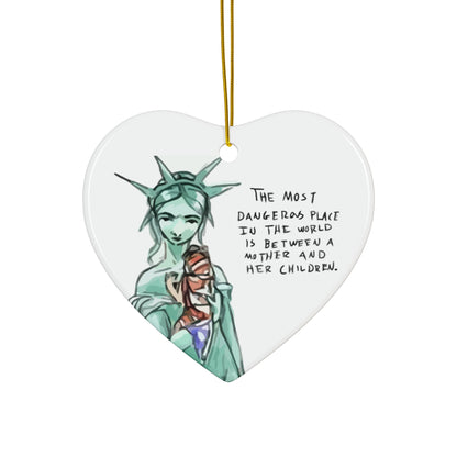 Nevs Momma Liberty Ceramic Ornament, 4 Shapes