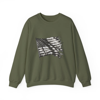 Old Glory Crewneck Sweatshirt (Unisex)